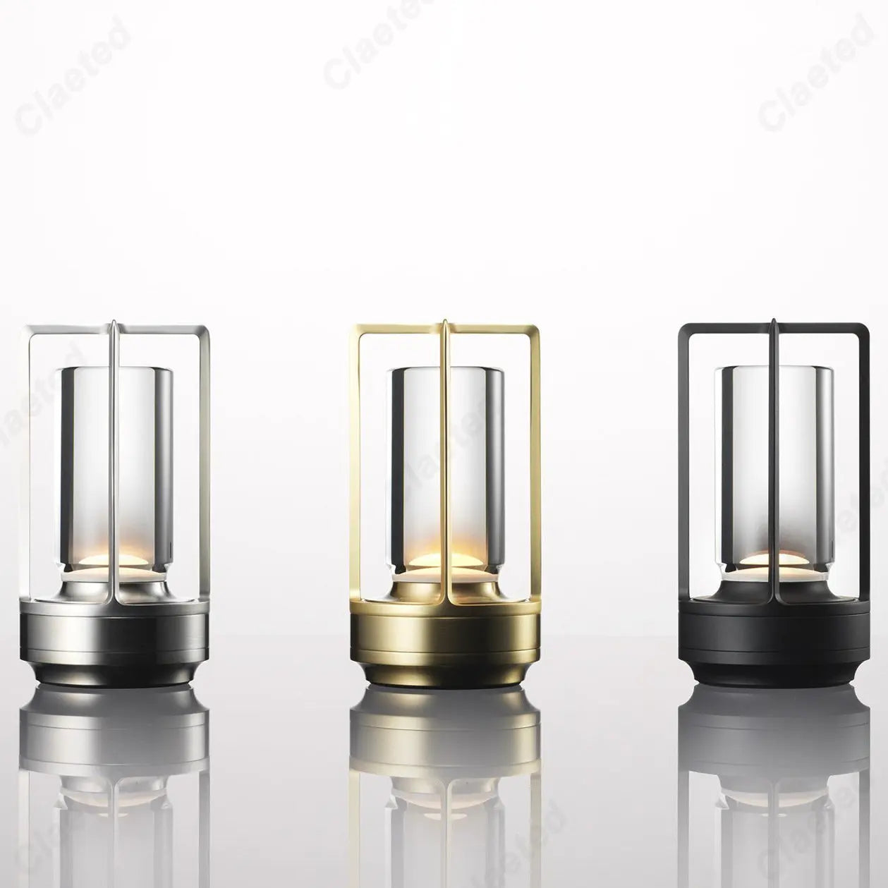 Rechargeable Industrial Table Lamp | Portable Dimmable Lighting 1