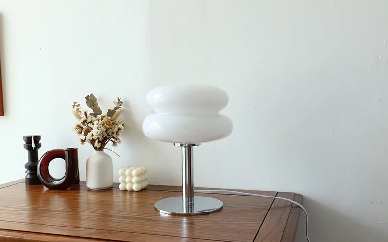 Macaroon Glass Table Lamp | Mid-Century Modern Design with Versatile Lighting 8