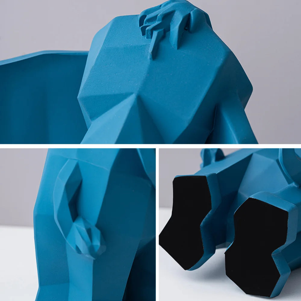 Geometric Elephant Art Statues | Nordic Charm in Three Sizes 5