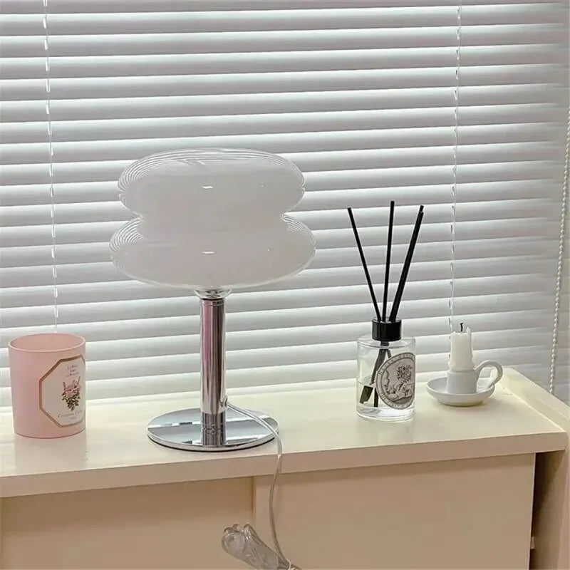 Macaroon Glass Table Lamp | Mid-Century Modern Design with Versatile Lighting 3