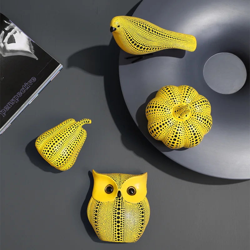 Yayoi Kusama Ornaments | Unique Resin Figurines for Home Decor 3