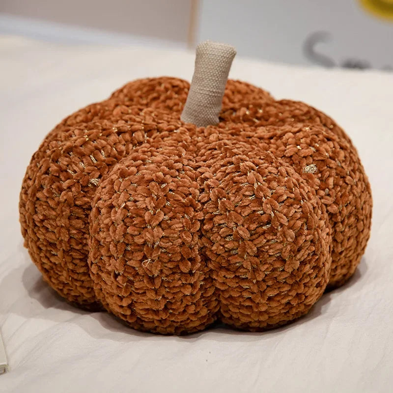 Plush Pumpkin Pillow | Cozy Nordic-Inspired Fall Decor 2