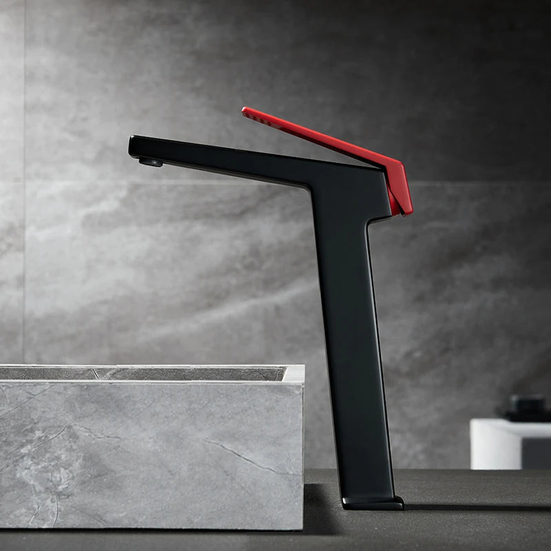 Tall Single Lever Bathroom Faucet | Sleek Modern Design for Style 4