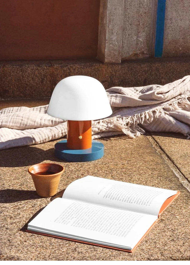 Nordic Mushroom Lamp | Wireless Touch-Activated Dimmable Design 8