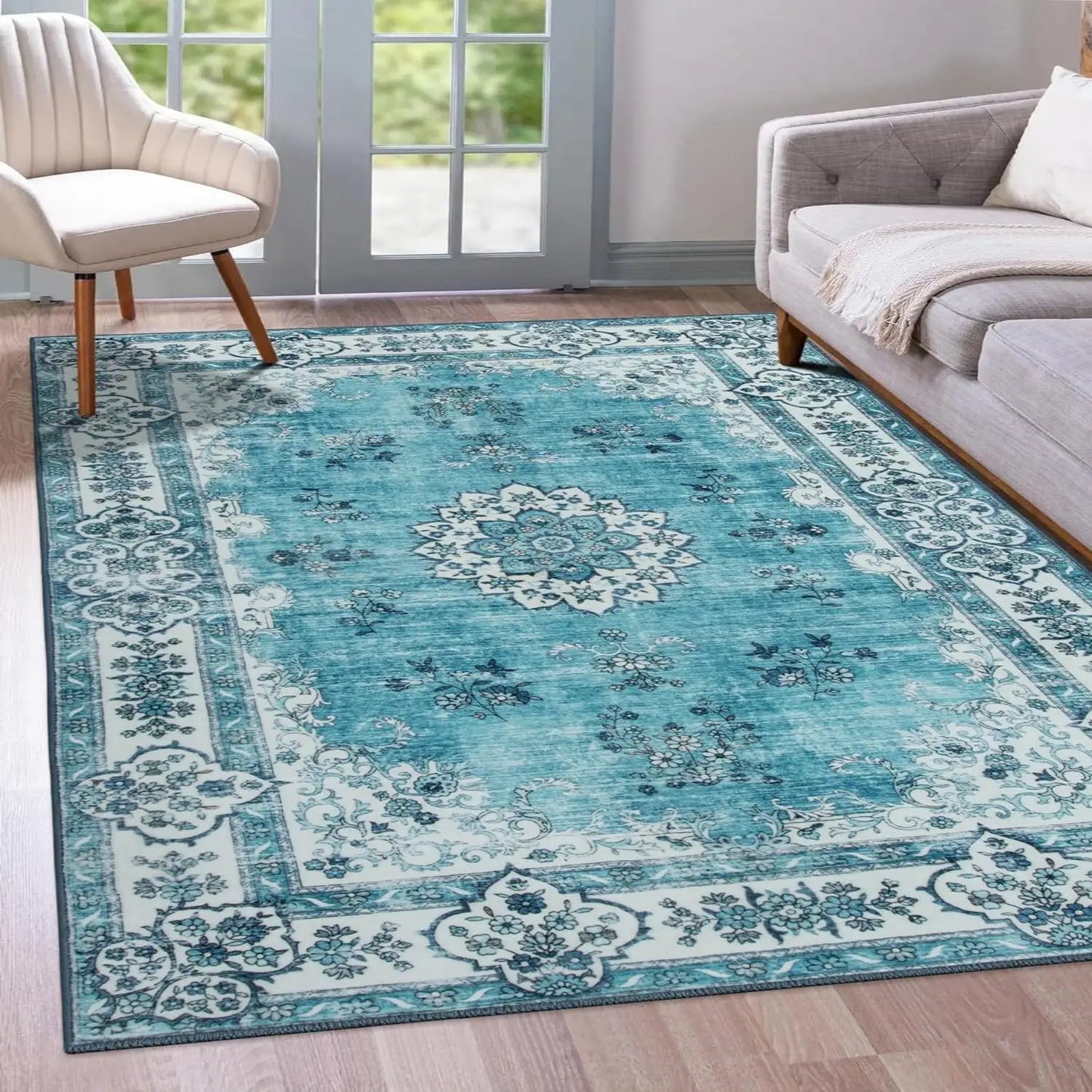 Nordic Velvet Area Rug | Soft, Cozy, and Machine Washable 1
