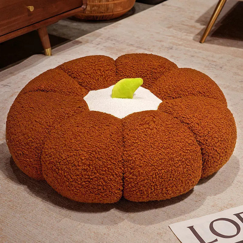 Large Pumpkin Cushion | Soft Plush Decor for Halloween and Fall 6
