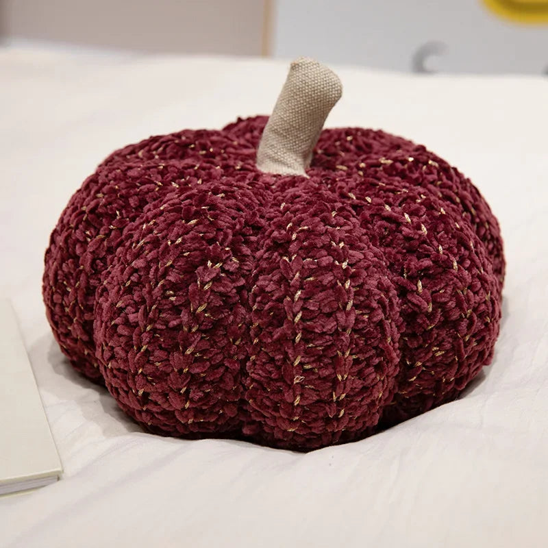 Plush Pumpkin Pillow | Cozy Nordic-Inspired Fall Decor 8