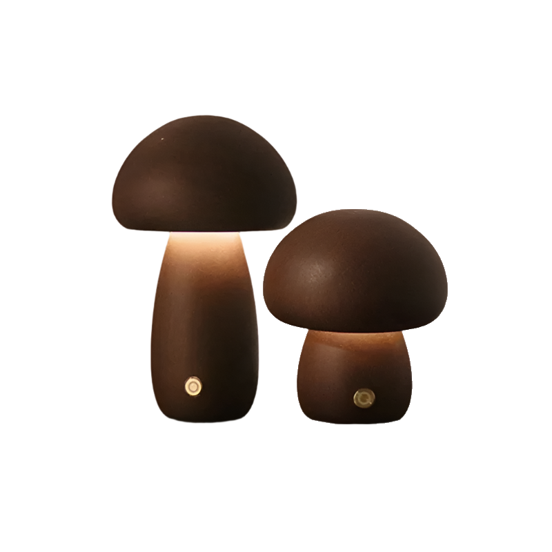 Mushroom Table Lamp | Rechargeable LED with Dimmable Light 11