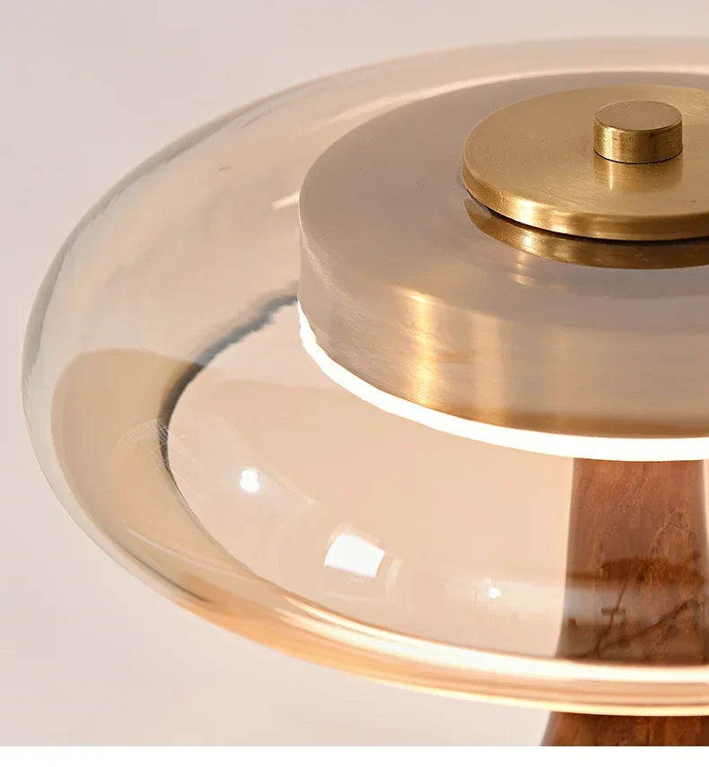 Retro Table Lamp | Vintage Glass Design with Energy-Efficient LED 7