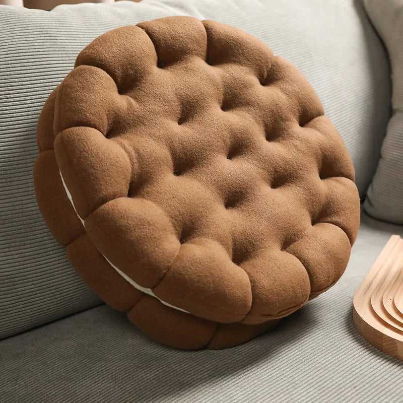 Cookies & Cream Cushion | Soft Plush Throw Pillow for Playful Decor 4