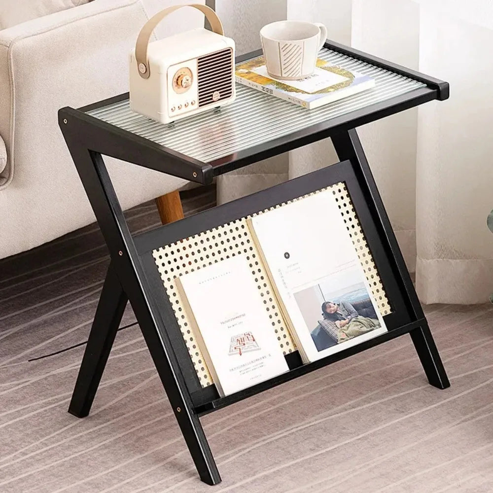 Bamboo Coffee Table | Eco-Friendly Design with Rattan Accents 3