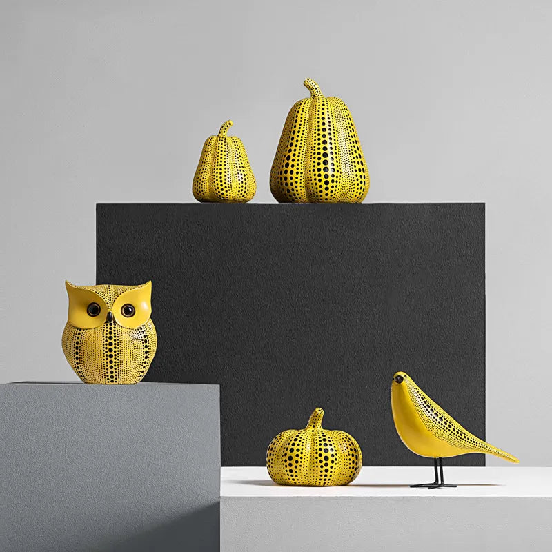 Yayoi Kusama Ornaments | Unique Resin Figurines for Home Decor 1