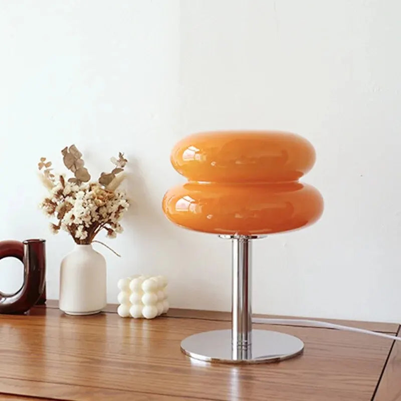 Macaroon Glass Table Lamp | Mid-Century Modern Design with Versatile Lighting 2