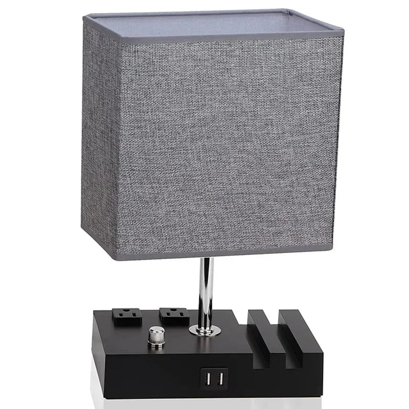 Bedside Lamp | Dimmable Lighting with Dual USB Charging Ports 3
