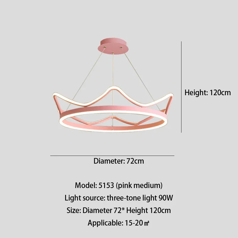 Kids Crown Chandelier | Minimalist Design for Enchanted Bedrooms 8