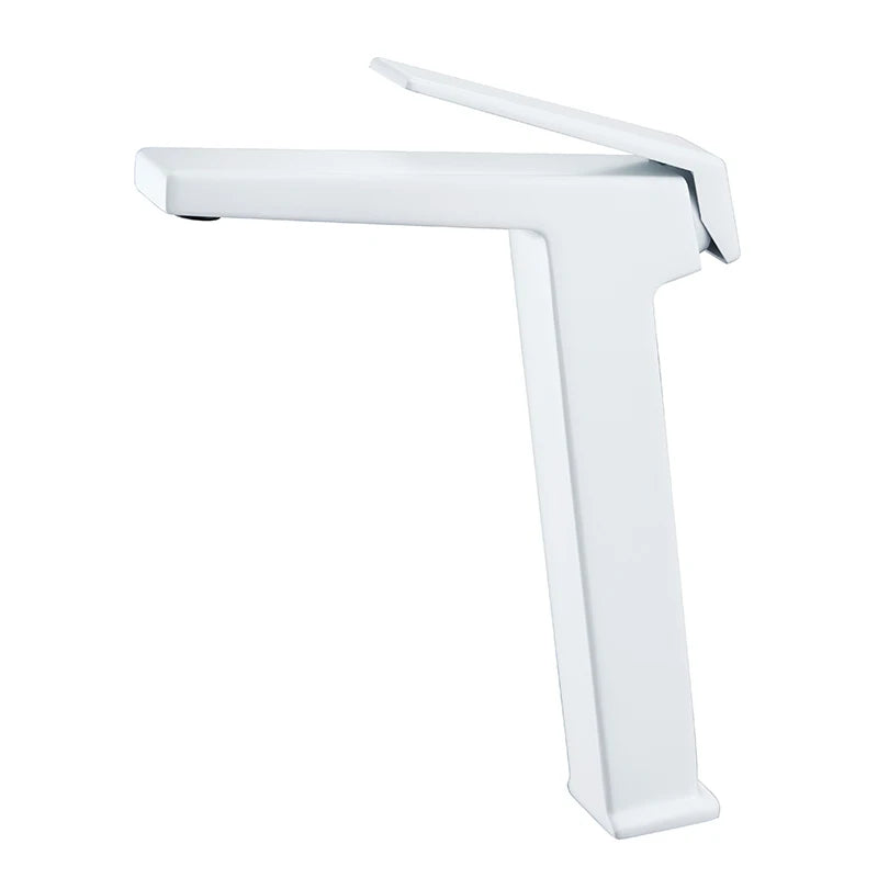 Tall Single Lever Bathroom Faucet | Sleek Modern Design for Style 9