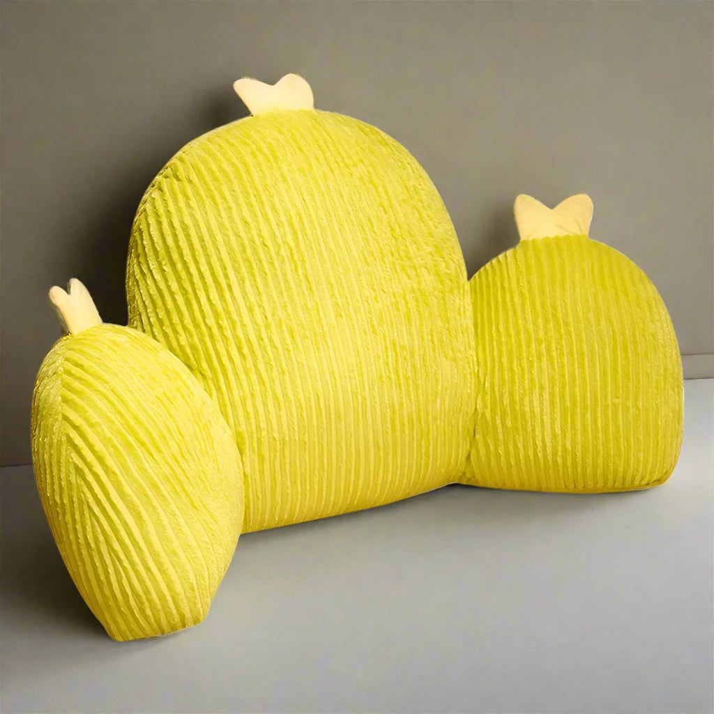 Plush Cactus Bed Backrest | Soft Cotton Support Pillow for Comfort 3