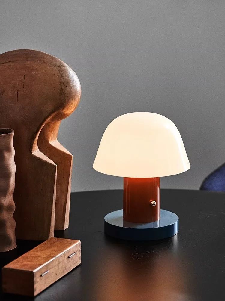 Nordic Mushroom Lamp | Wireless Touch-Activated Dimmable Design 3