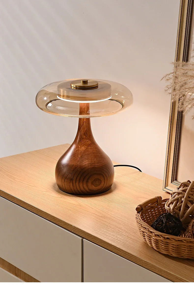 Retro Table Lamp | Vintage Glass Design with Energy-Efficient LED 6