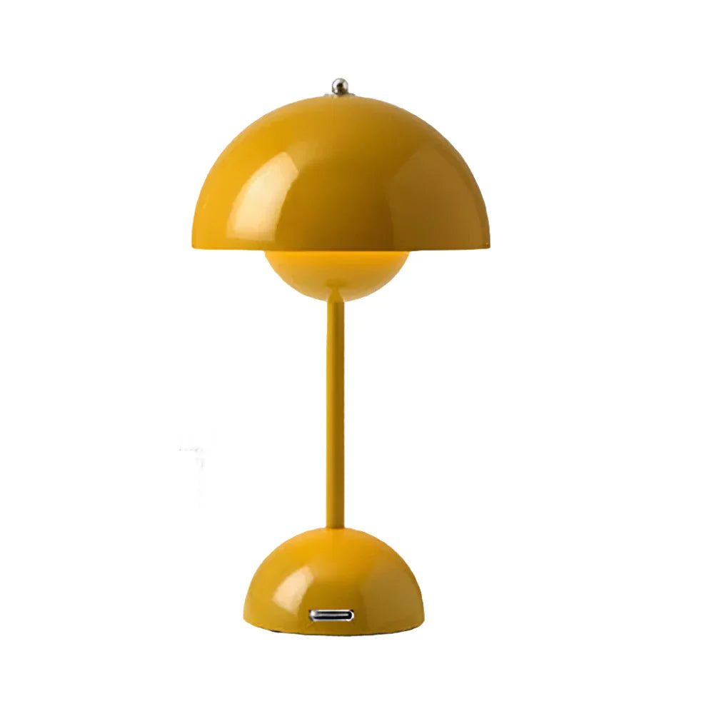Rechargeable Mushroom Table Lamp | Modern LED Design with Dimmable Feature 8