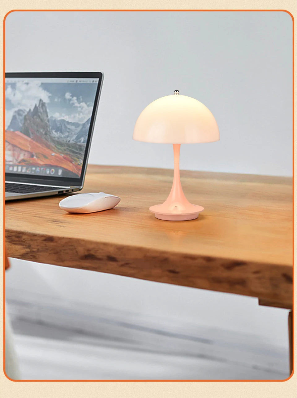 Mushroom Dome Table Lamp | Modern Design with Dimmable LED Lighting 5