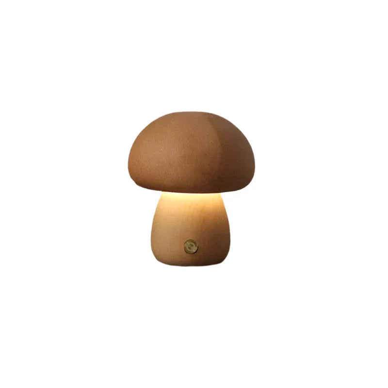 Mushroom Table Lamp | Rechargeable LED with Dimmable Light 7