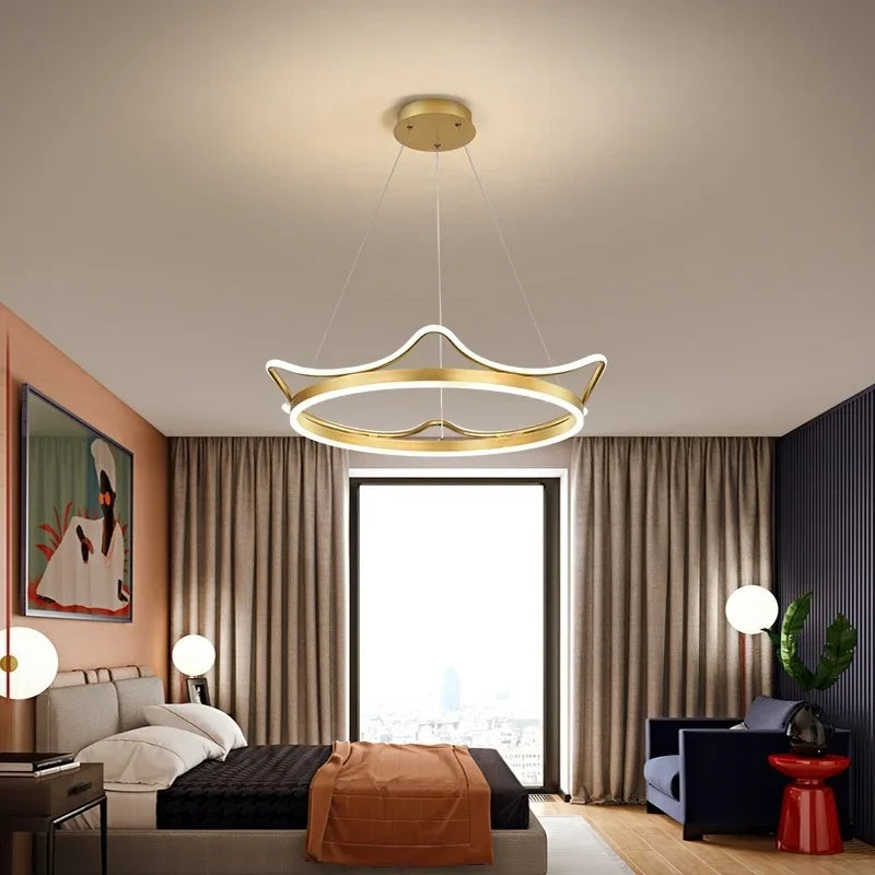 Kids Crown Chandelier | Minimalist Design for Enchanted Bedrooms 4