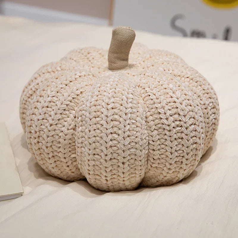 Plush Pumpkin Pillow | Cozy Nordic-Inspired Fall Decor 7