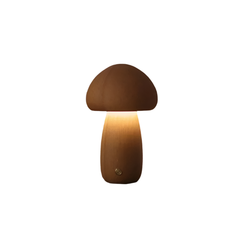Mushroom Table Lamp | Rechargeable LED with Dimmable Light 8