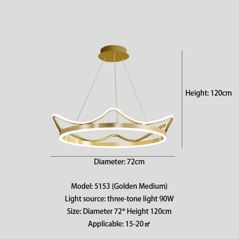 Kids Crown Chandelier | Minimalist Design for Enchanted Bedrooms 7
