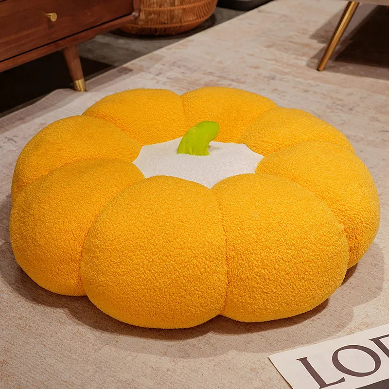 Large Pumpkin Cushion | Soft Plush Decor for Halloween and Fall 5