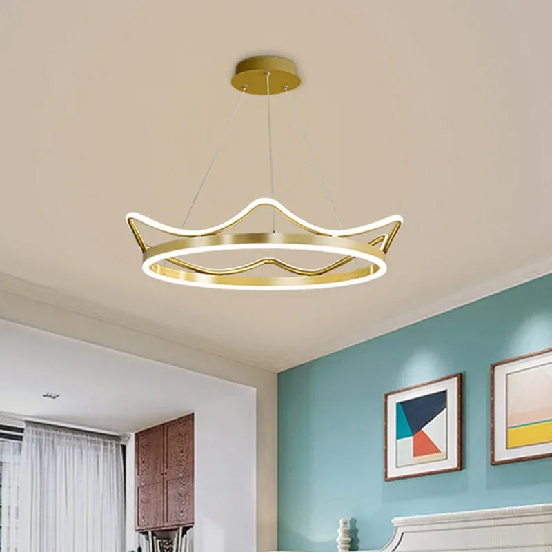 Kids Crown Chandelier | Minimalist Design for Enchanted Bedrooms 2
