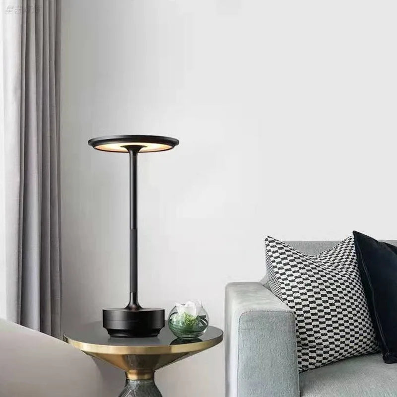 Nordic Table Lamp | Rechargeable with Touch Dimming Feature 9