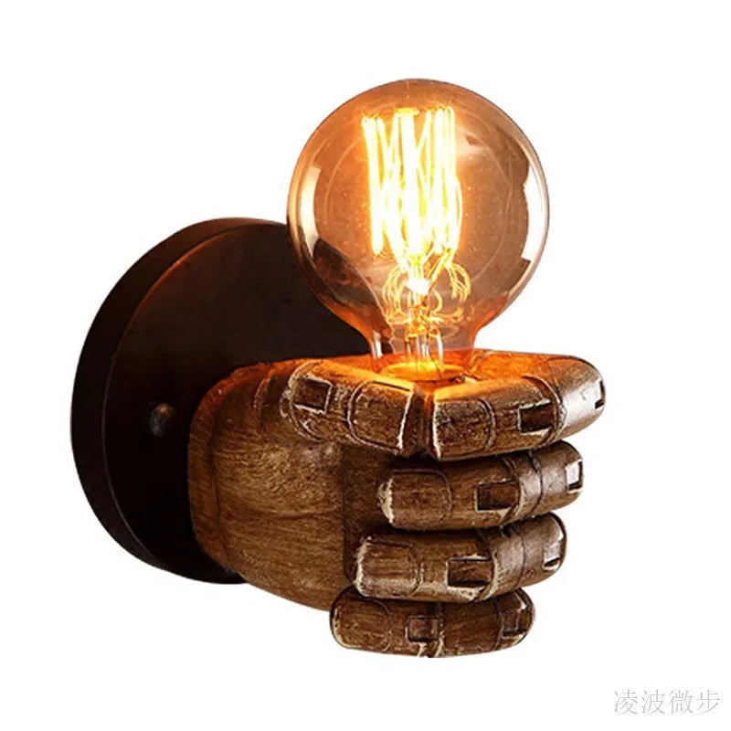 Wall-Mounted Industrial Lamp | Unique Robotic Hand Design 5