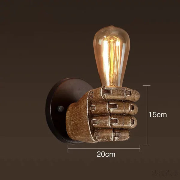Wall-Mounted Industrial Lamp | Unique Robotic Hand Design 6