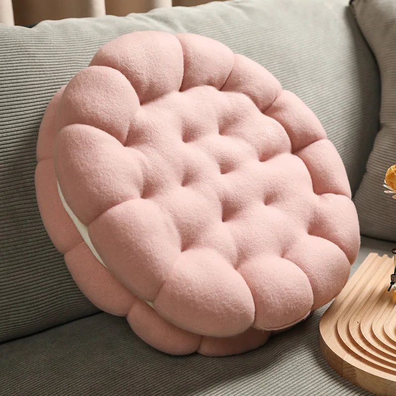 Cookies & Cream Cushion | Soft Plush Throw Pillow for Playful Decor 5