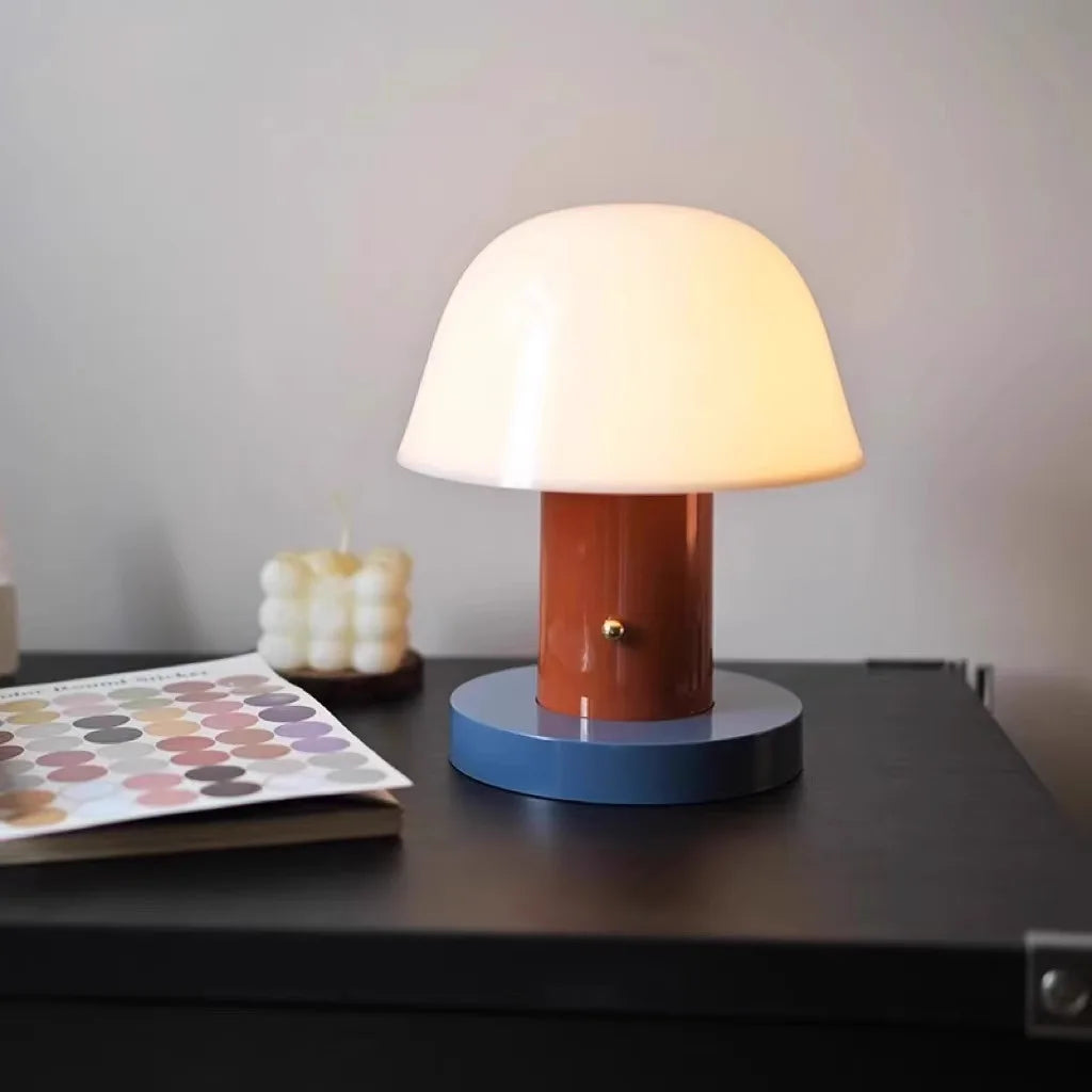 Nordic Mushroom Lamp | Wireless Touch-Activated Dimmable Design 5