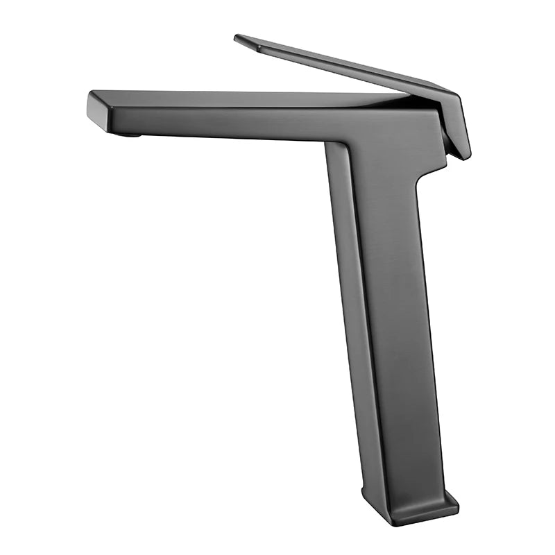 Tall Single Lever Bathroom Faucet | Sleek Modern Design for Style 7