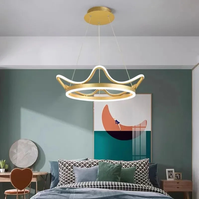Kids Crown Chandelier | Minimalist Design for Enchanted Bedrooms 5