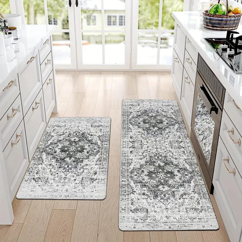 Bohemian Kitchen Runner Rug | Soft Microfiber with Anti-Slip Backing 2