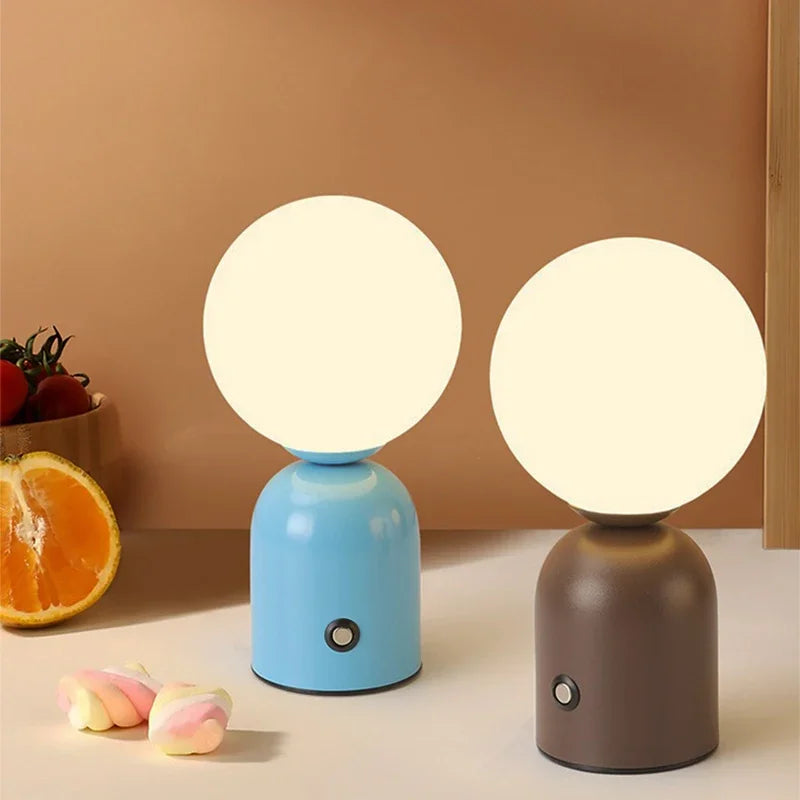 Nordic Table Lamp | Touch Dimming with Rechargeable Design 3