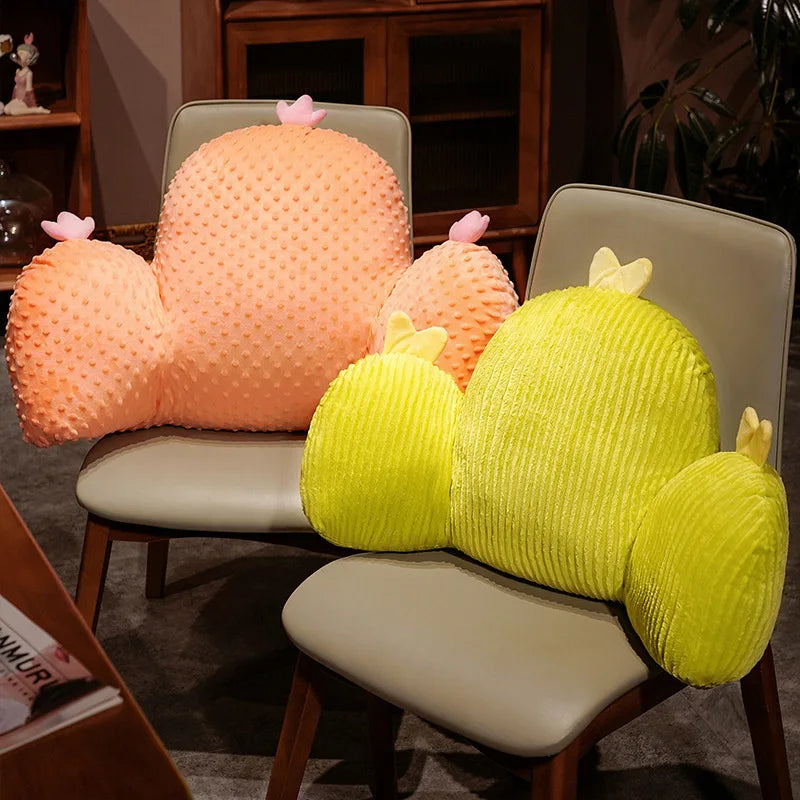 Plush Cactus Bed Backrest | Soft Cotton Support Pillow for Comfort 4