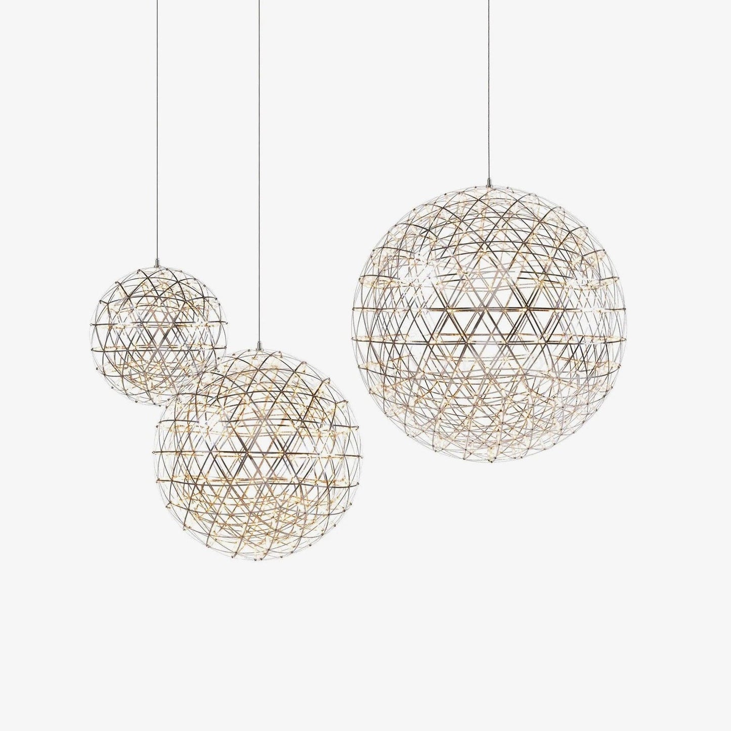 Spark Ball Pendant Light | Elegant Sphere Design with Warm LED Glow 2