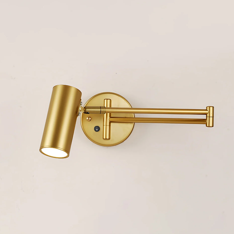 Adjustable Swing Arm Wall Sconce | Modern Iron Lighting Fixture 12