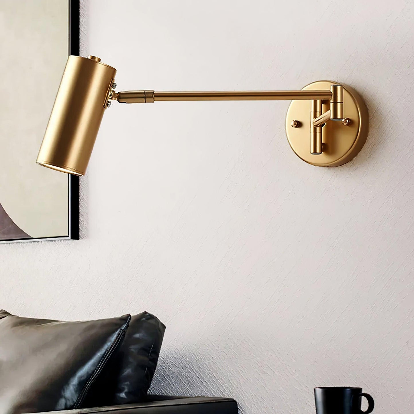 Adjustable Swing Arm Wall Sconce | Modern Iron Lighting Fixture 7