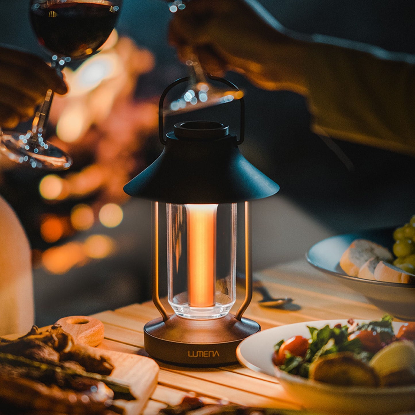 Cordless Rechargeable Lantern | Adjustable Brightness with USB-C Charging 2