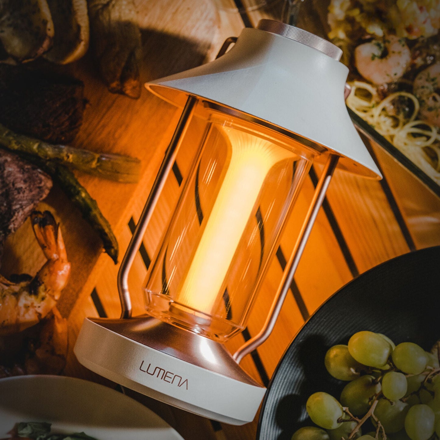 Cordless Rechargeable Lantern | Adjustable Brightness with USB-C Charging 1
