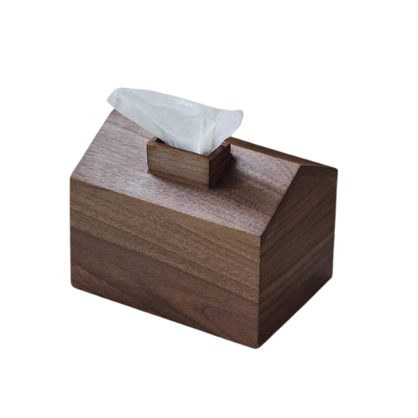 Wooden Tissue Box Cover | Handcrafted Natural Design for Home Decor 6