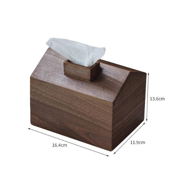 Wooden Tissue Box Cover | Handcrafted Natural Design for Home Decor 8