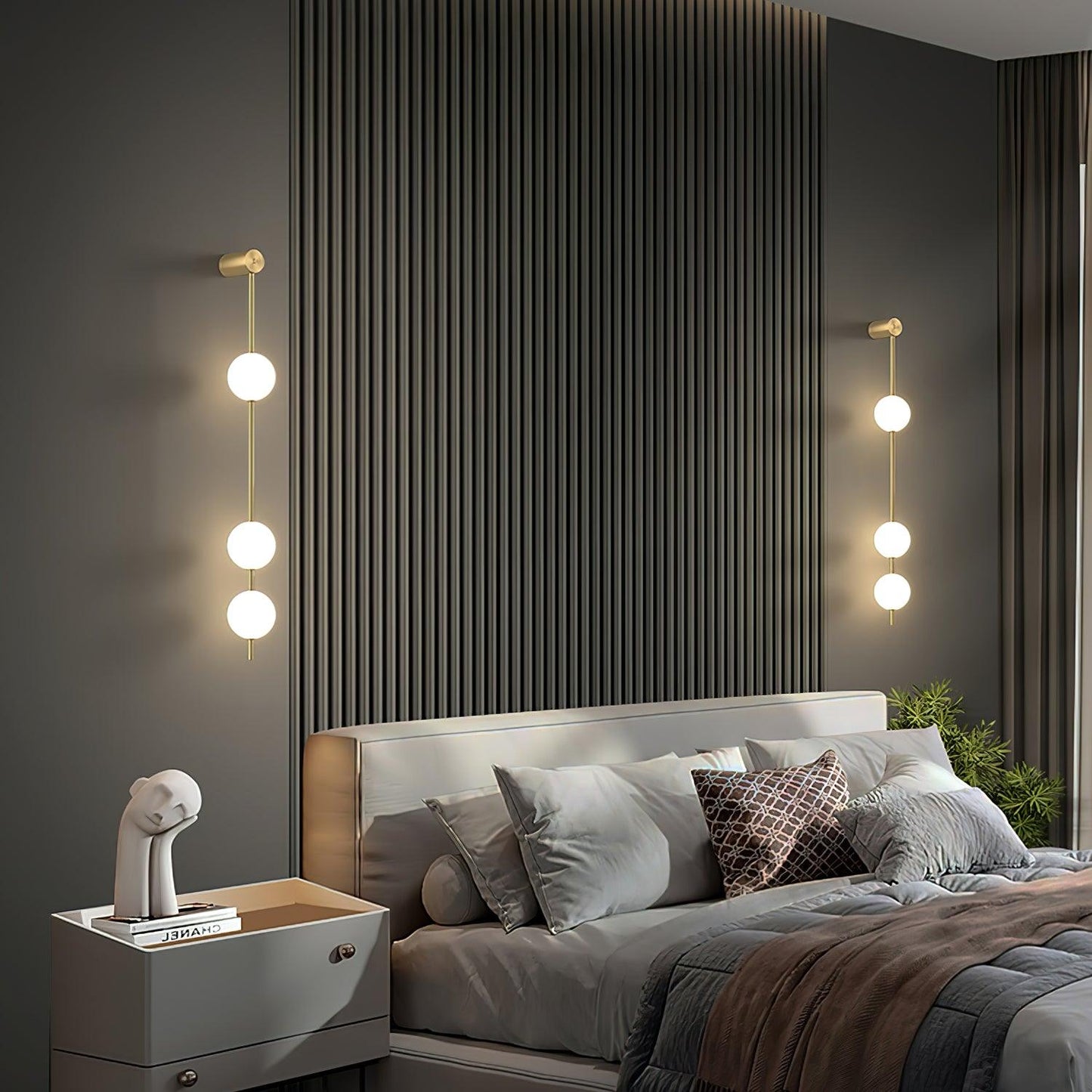 Wall Sconce Lighting | Adjustable Brass Wall Lamp for Elegant Illumination 3
